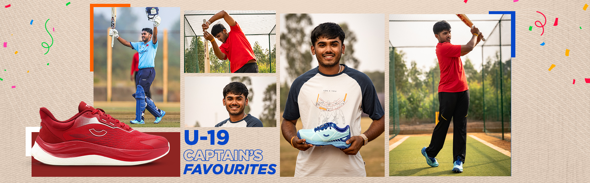 Cricket batting spikes shoes Centurion designed by Sachin Tendulkar