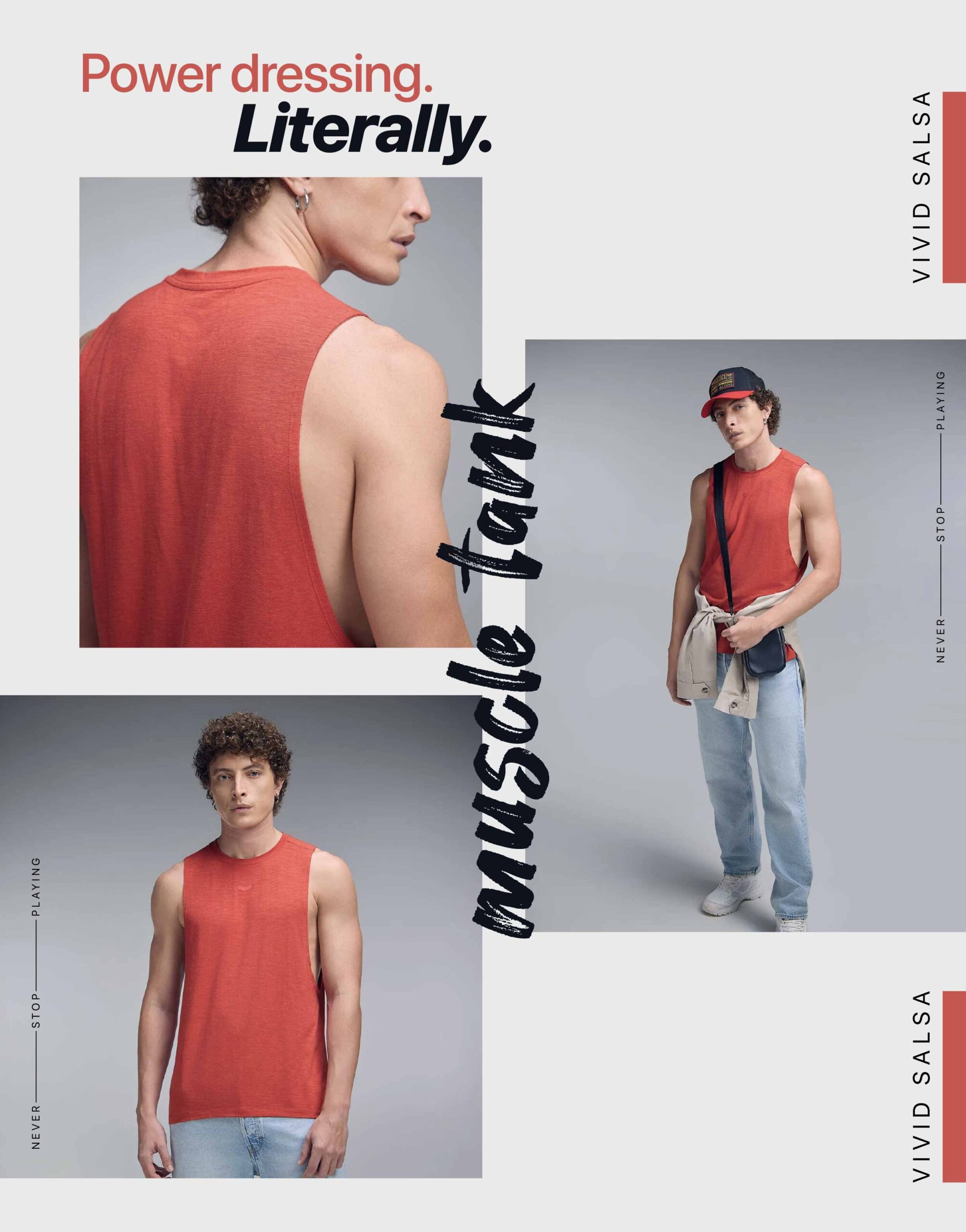 Muscle tank for your gym workouts by Ten x You