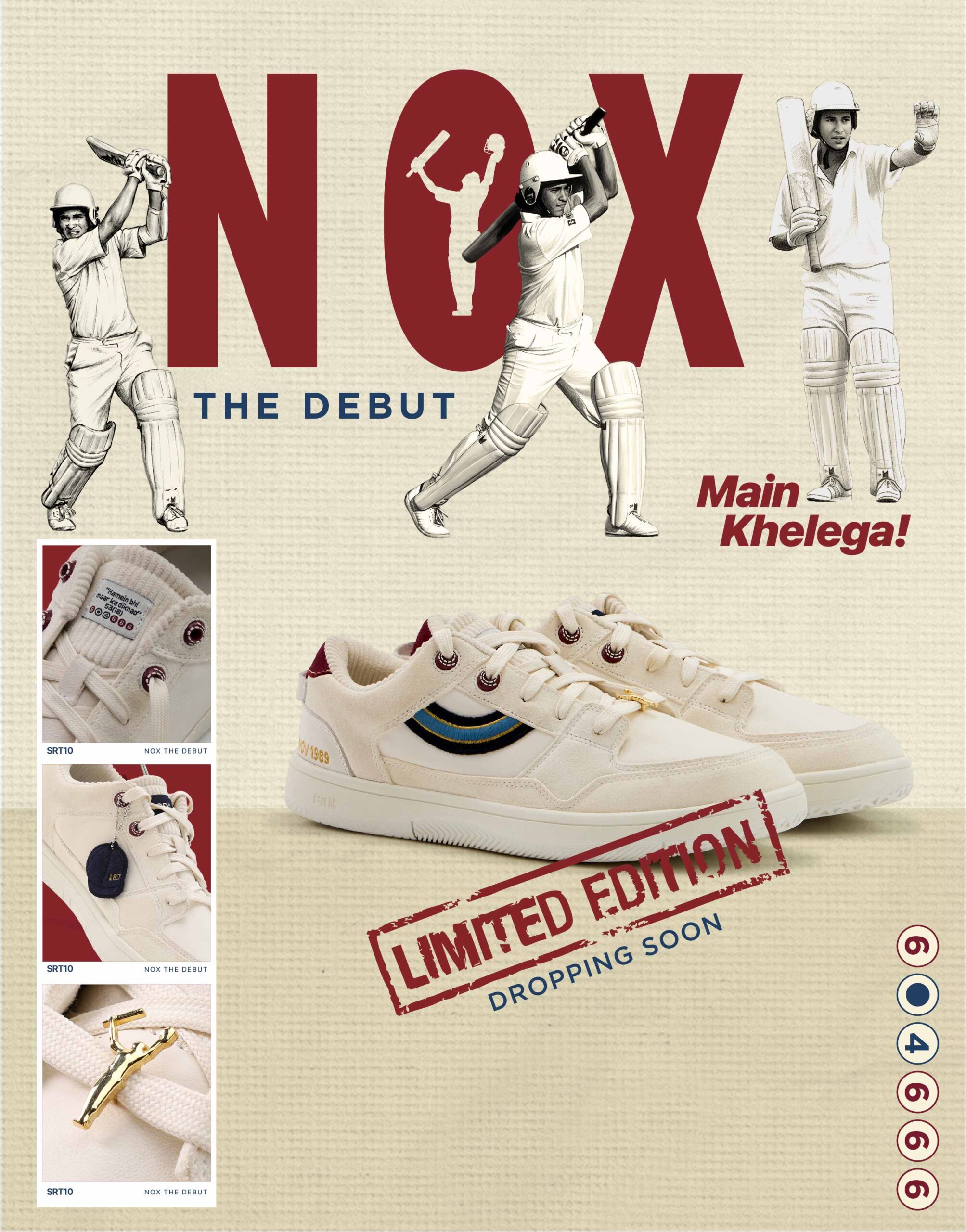 A Limited Edition Sneaker which is a tribute the Debut of Sachin Tendulkar